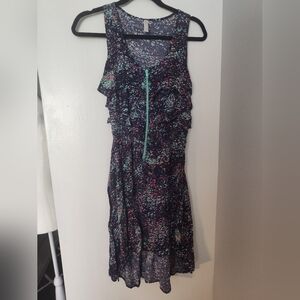 Exhilaration multi color print dress size m (29)